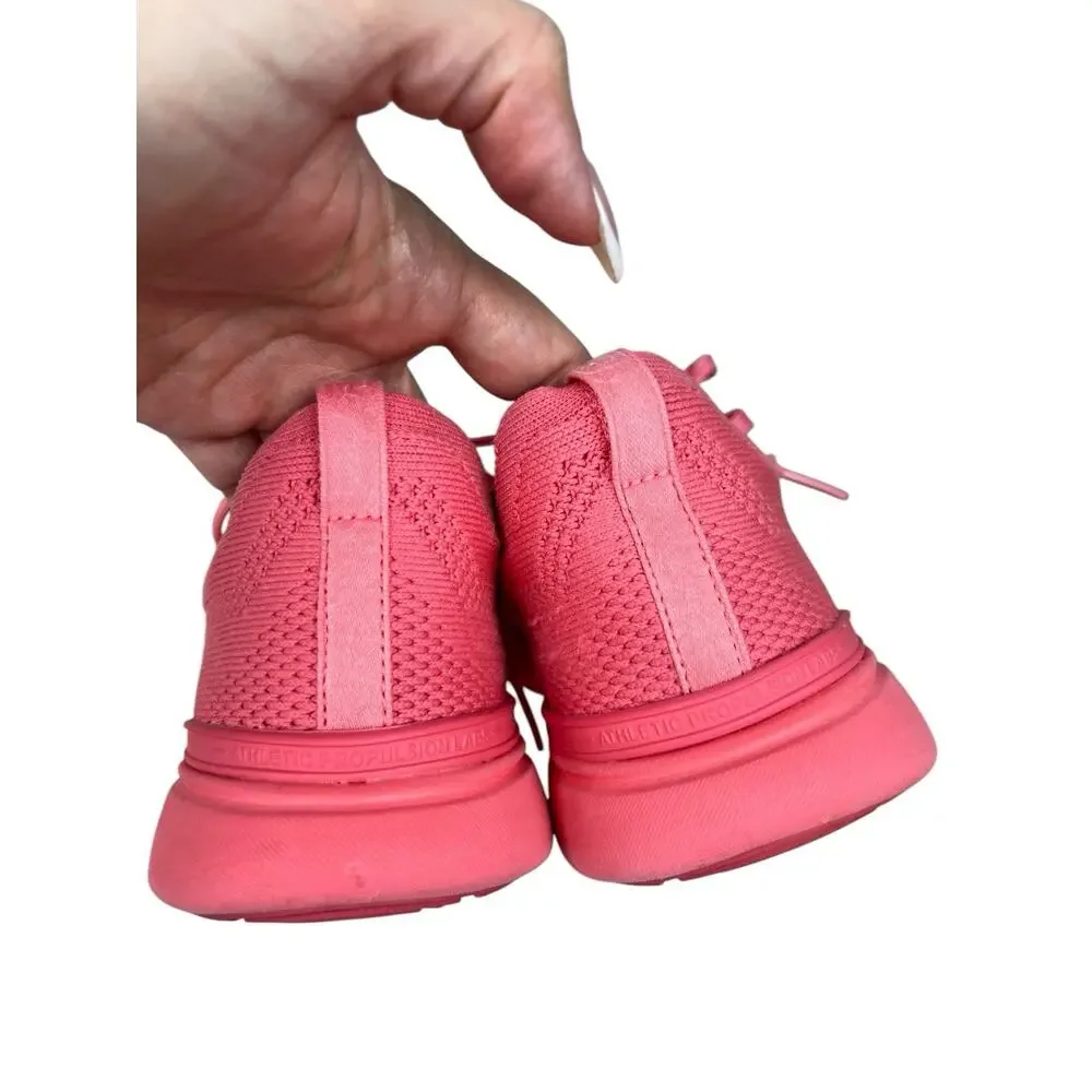 APL Womens Techloom Breeze Sneakers Size 5.5 Fire Coral Pink Running Shoes